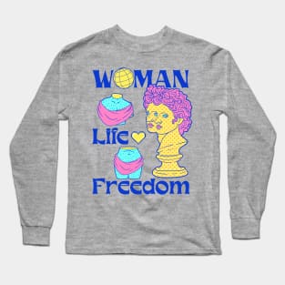 "Just A Girl Who Chooses Happy And Freedom In Life " Long Sleeve T-Shirt